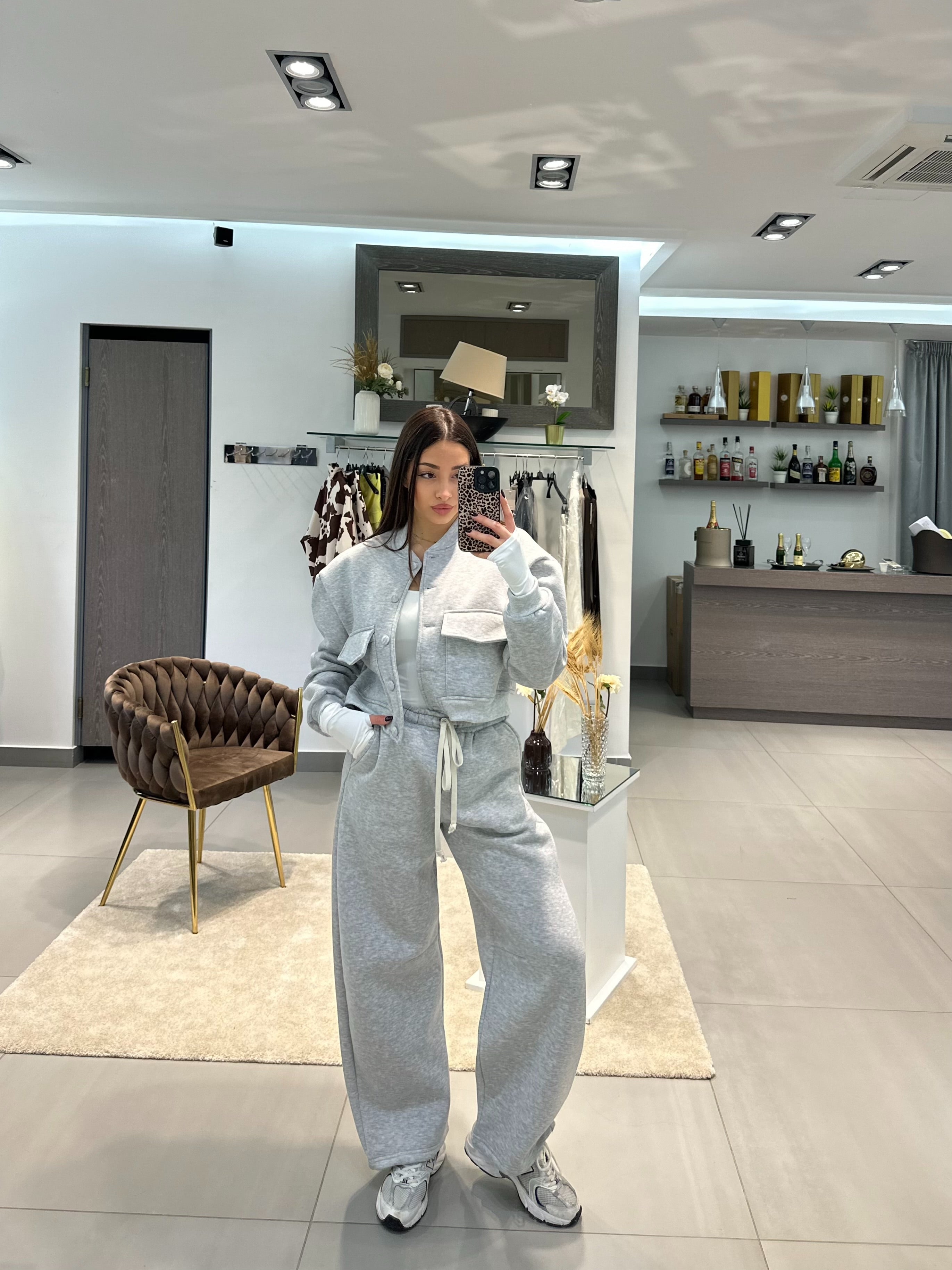 COORDINATO GRETA GRIGIO