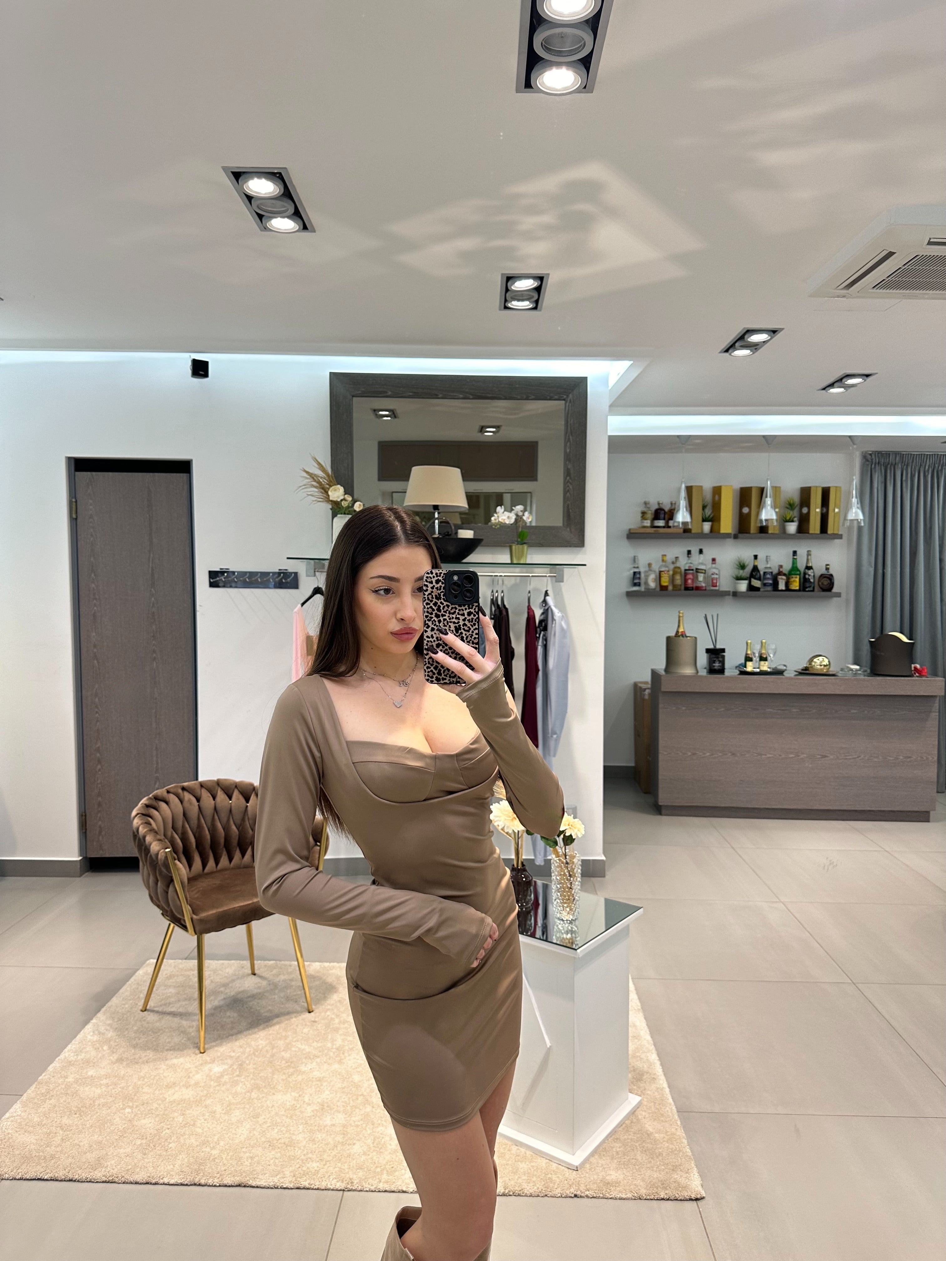 ABITO DENISE BEIGE