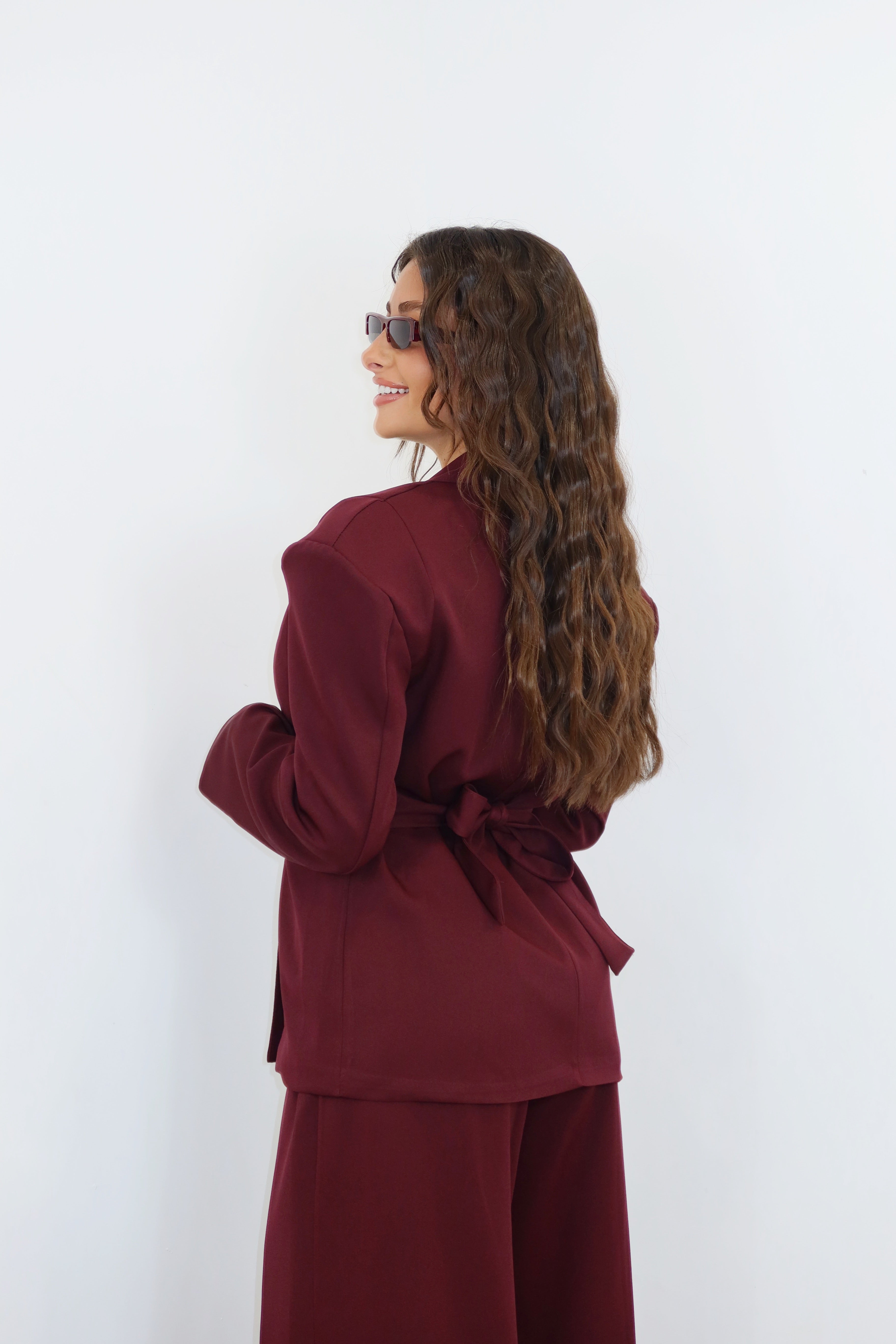 TAILLEUR ZELIA Bordeaux scuro