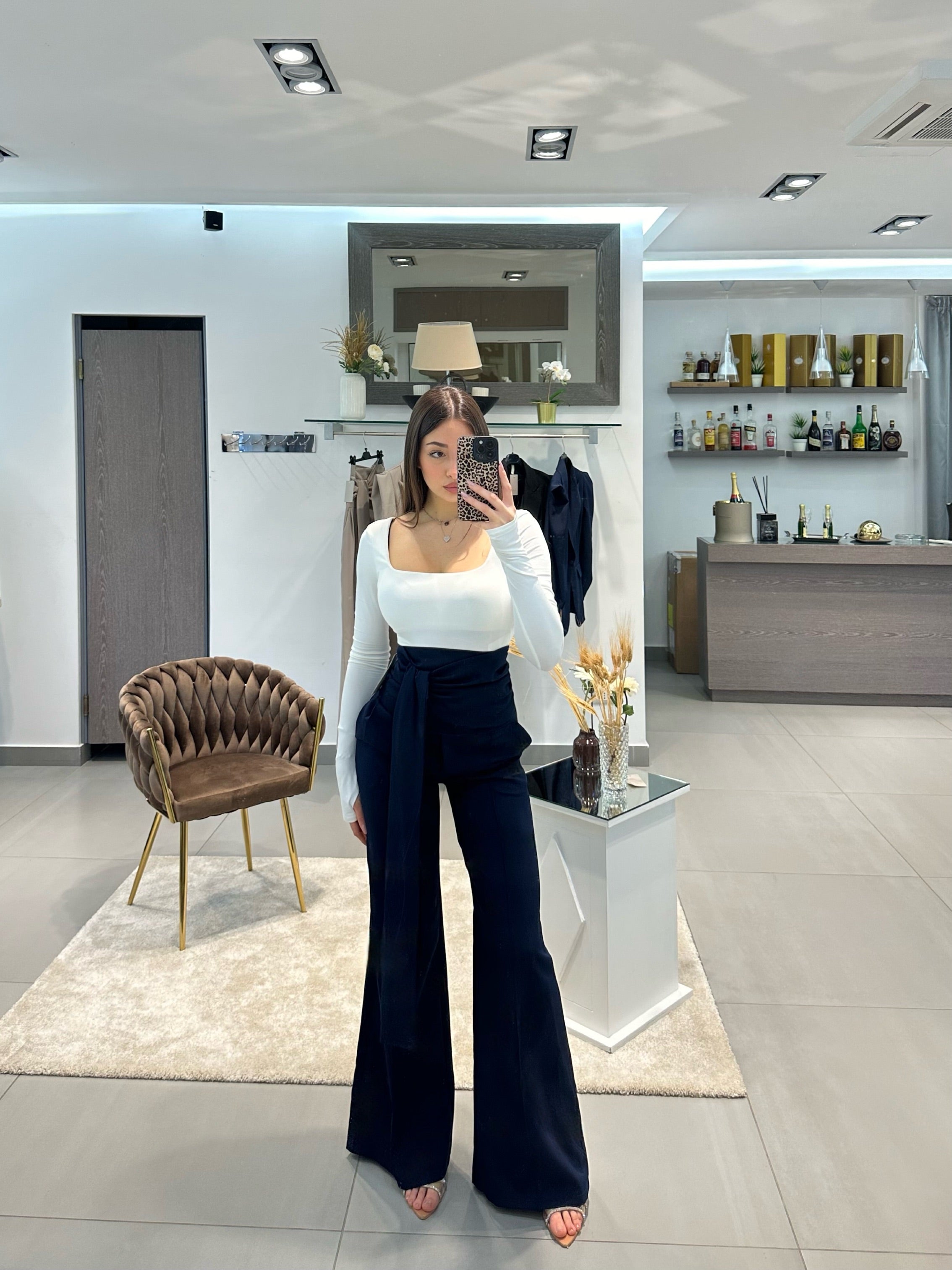 PANTALONE MARGOT BLU