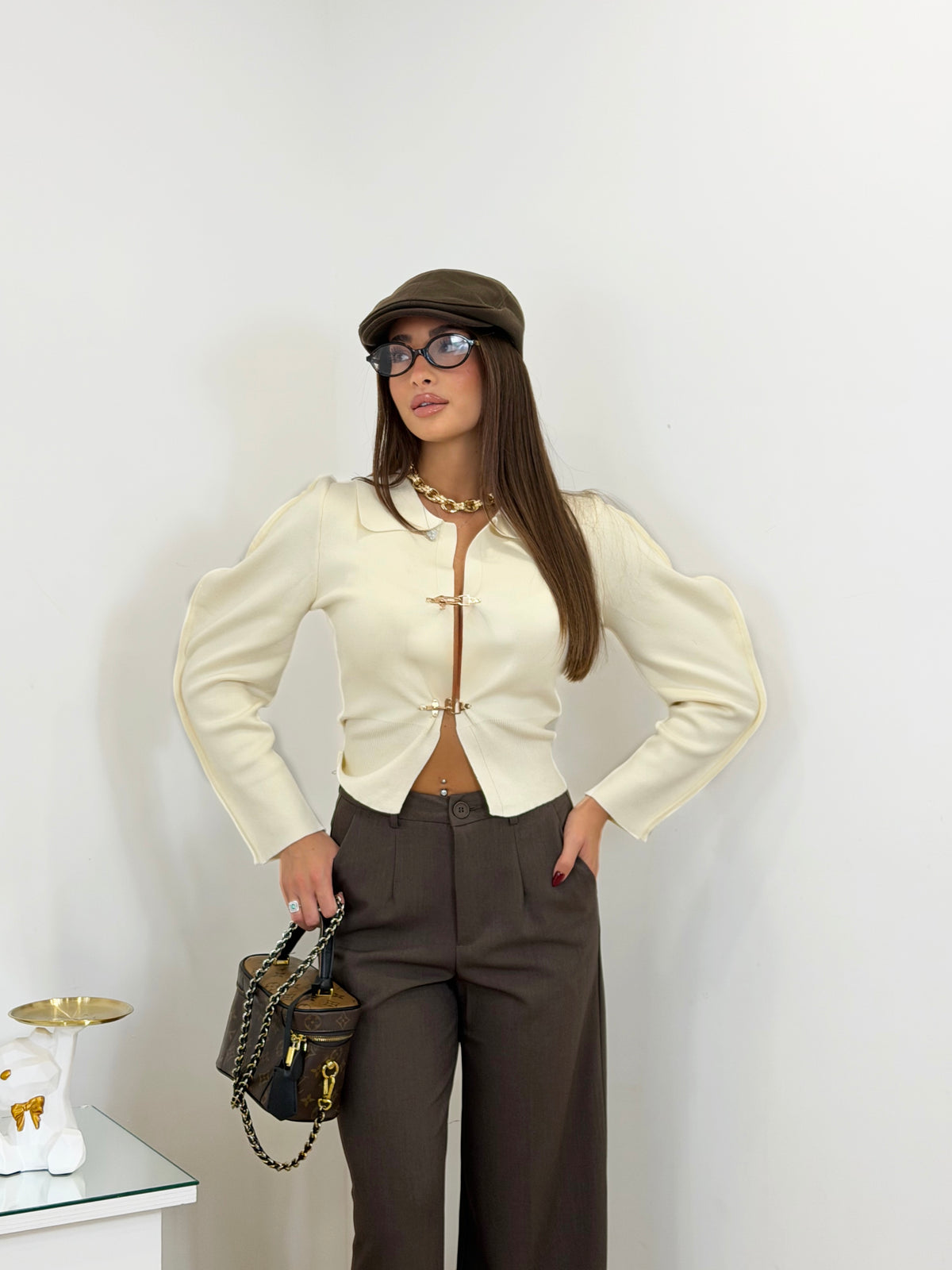CARDIGAN GANCIO