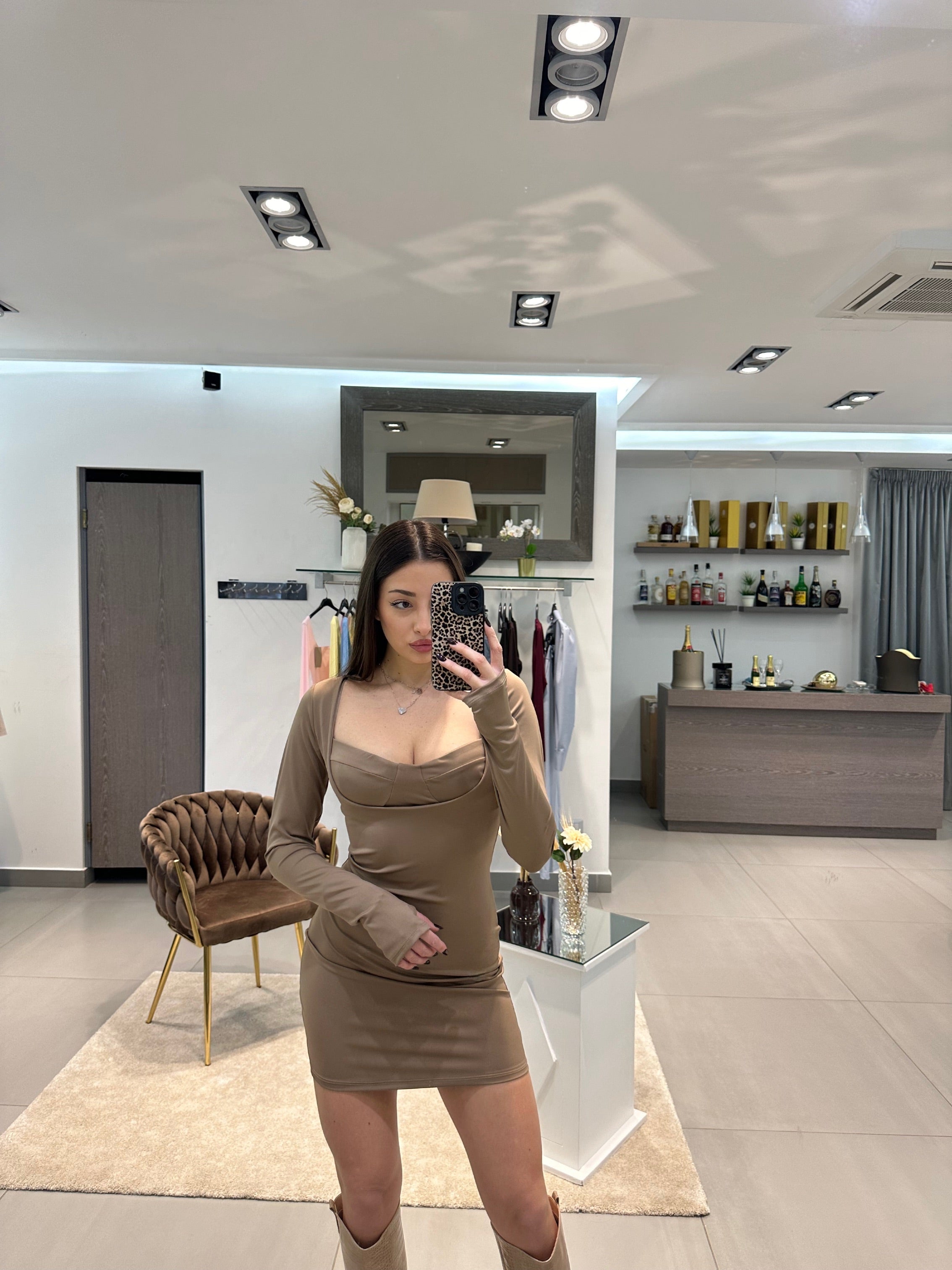 ABITO DENISE BEIGE