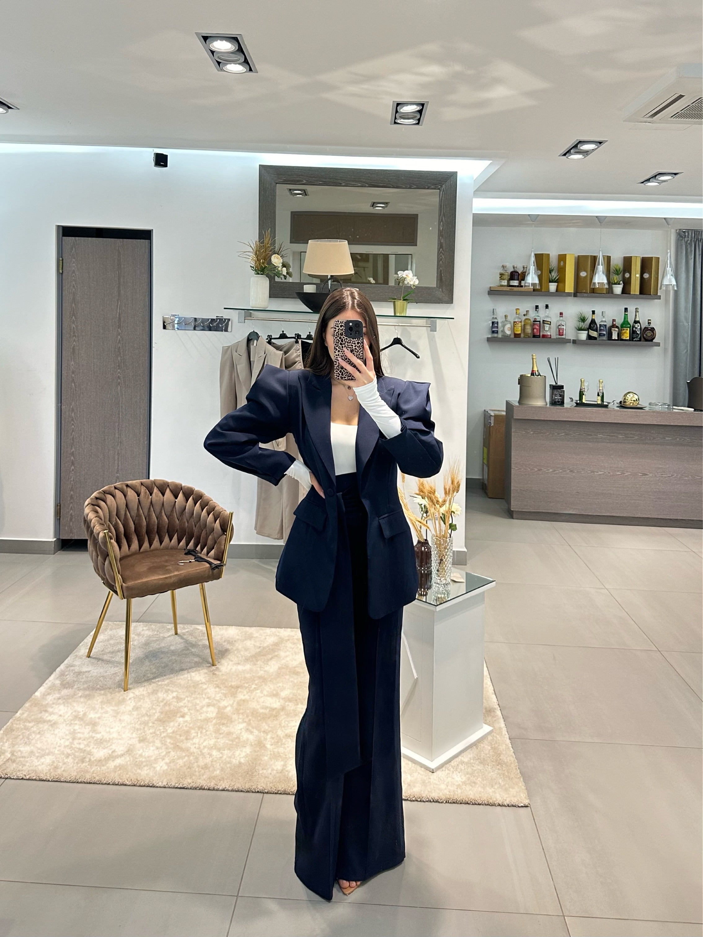 GIACCA BEATRICE BLU