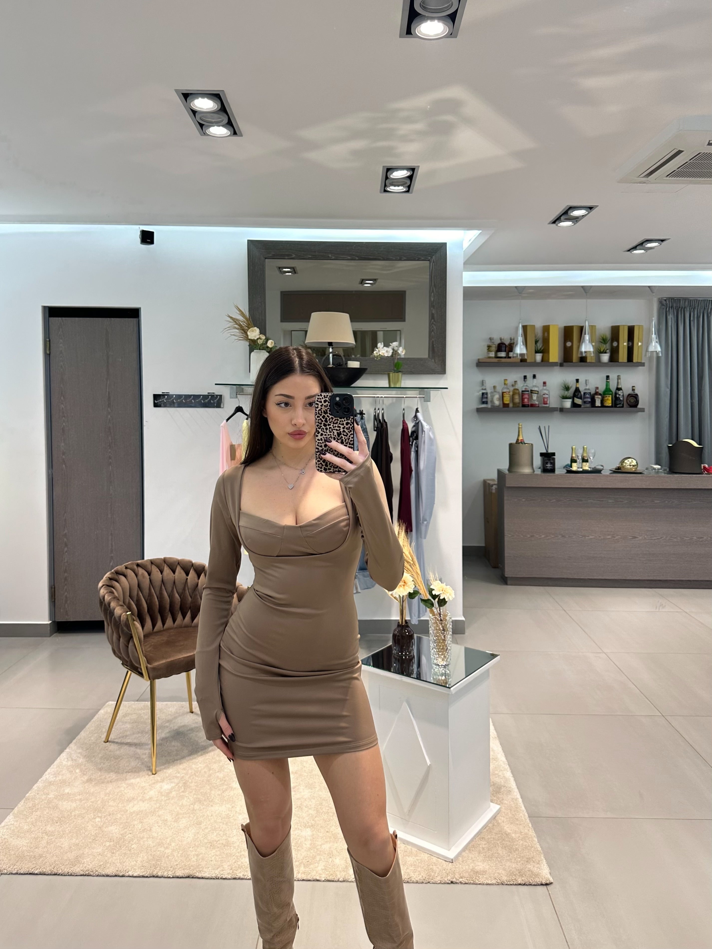 ABITO DENISE BEIGE