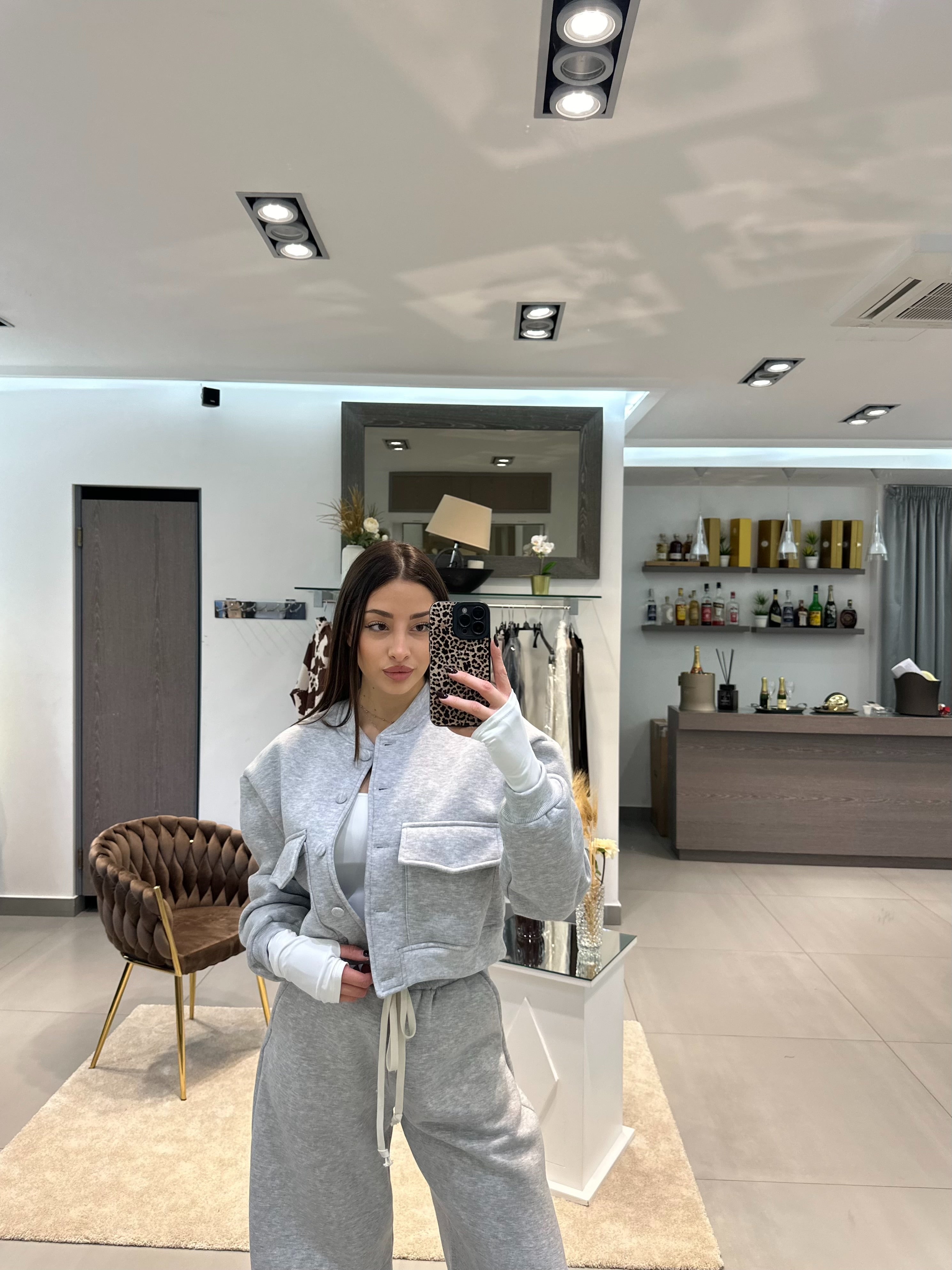 COORDINATO GRETA GRIGIO