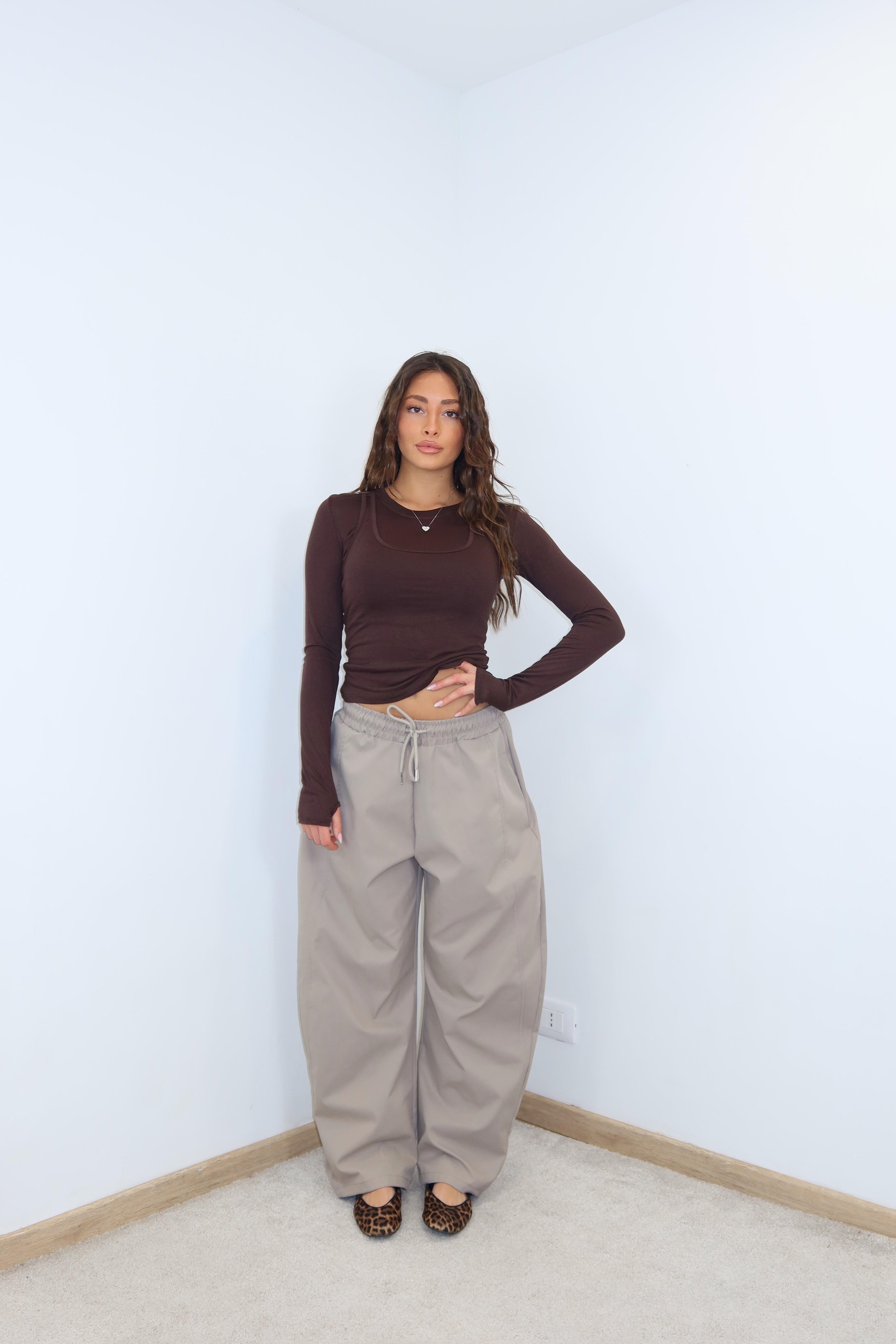 PANTALONE BLUSH Beige chiaro