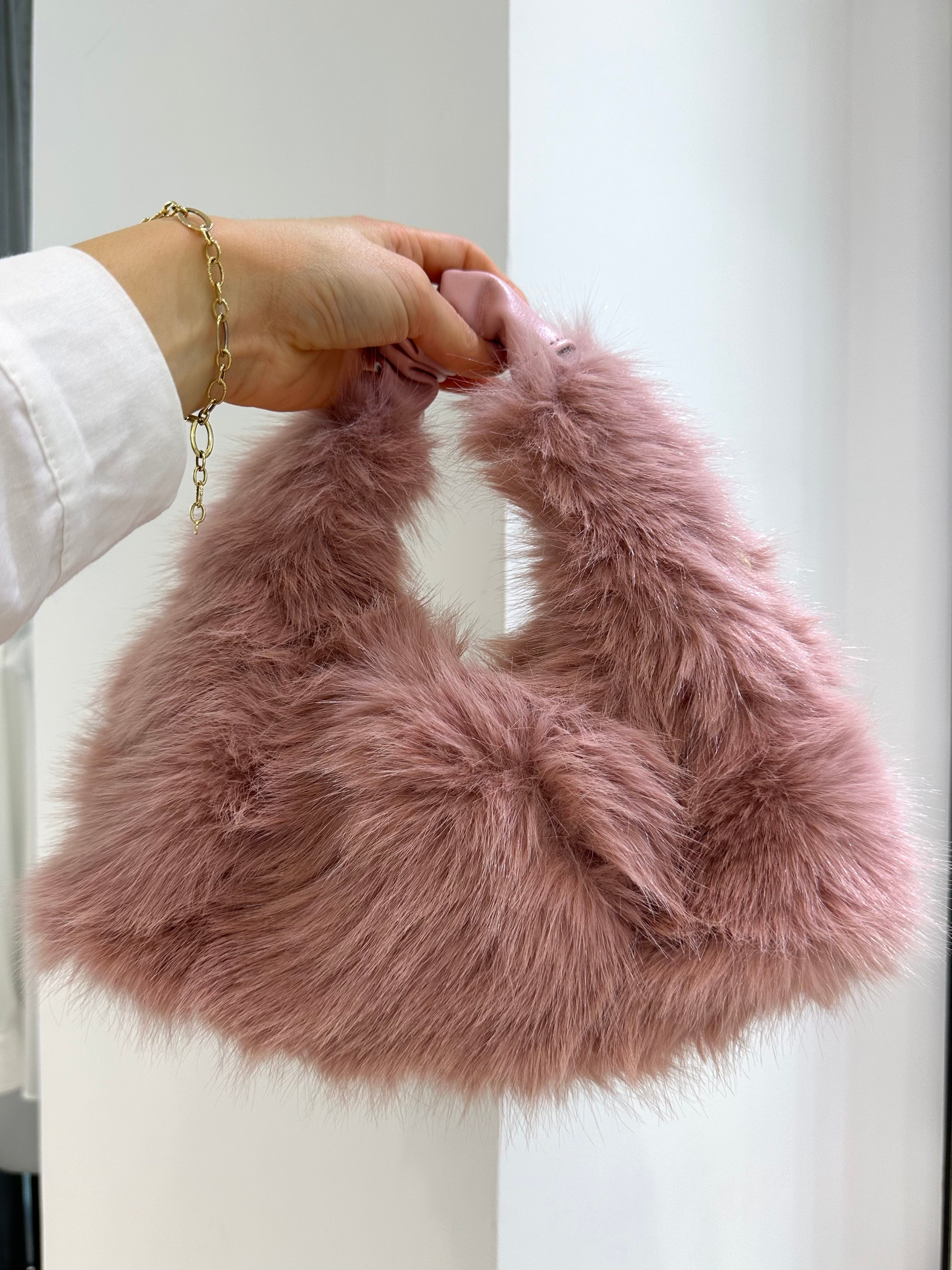 BORSA PELUCHE PINK