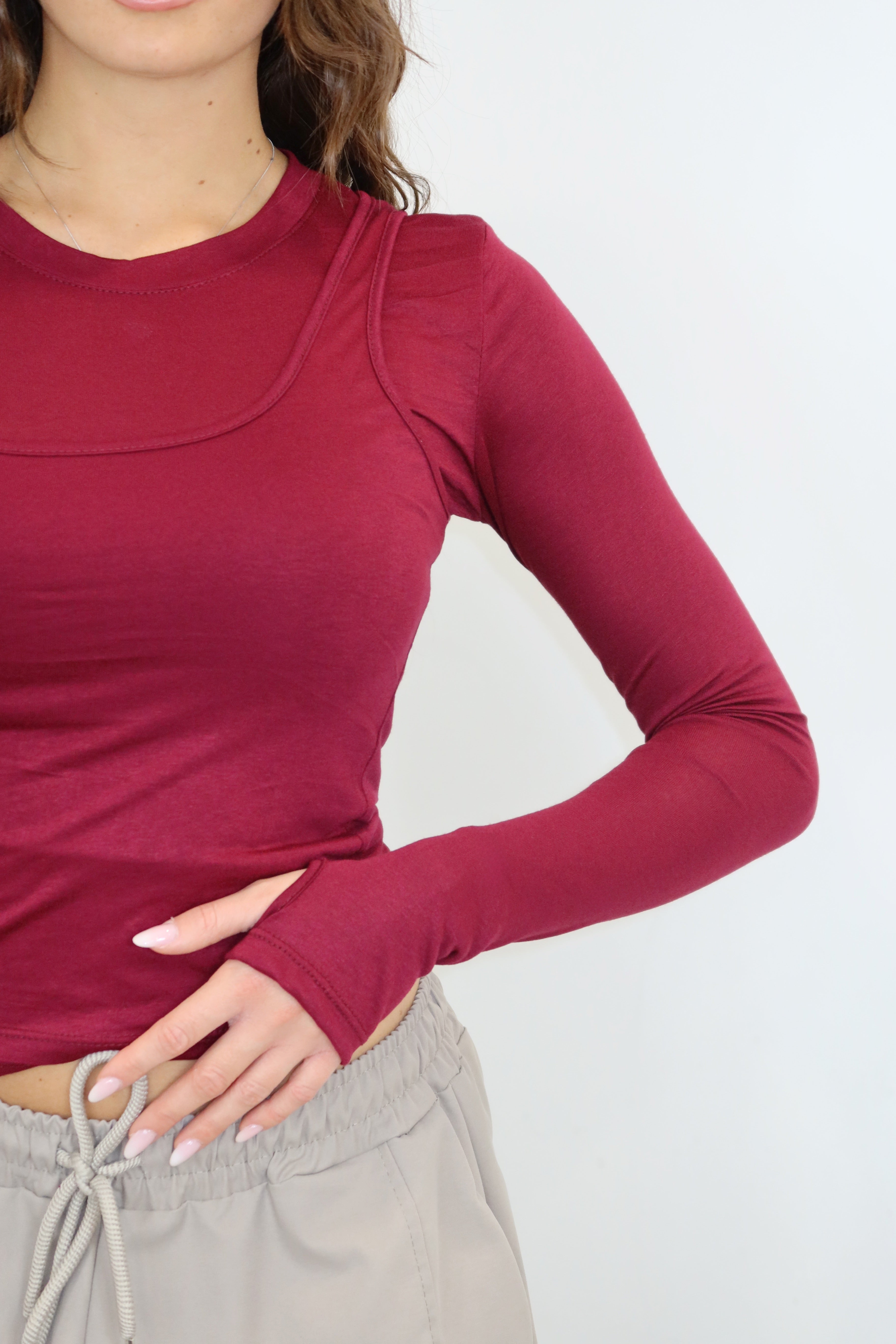 MAGLIA OMBRA Bordeaux