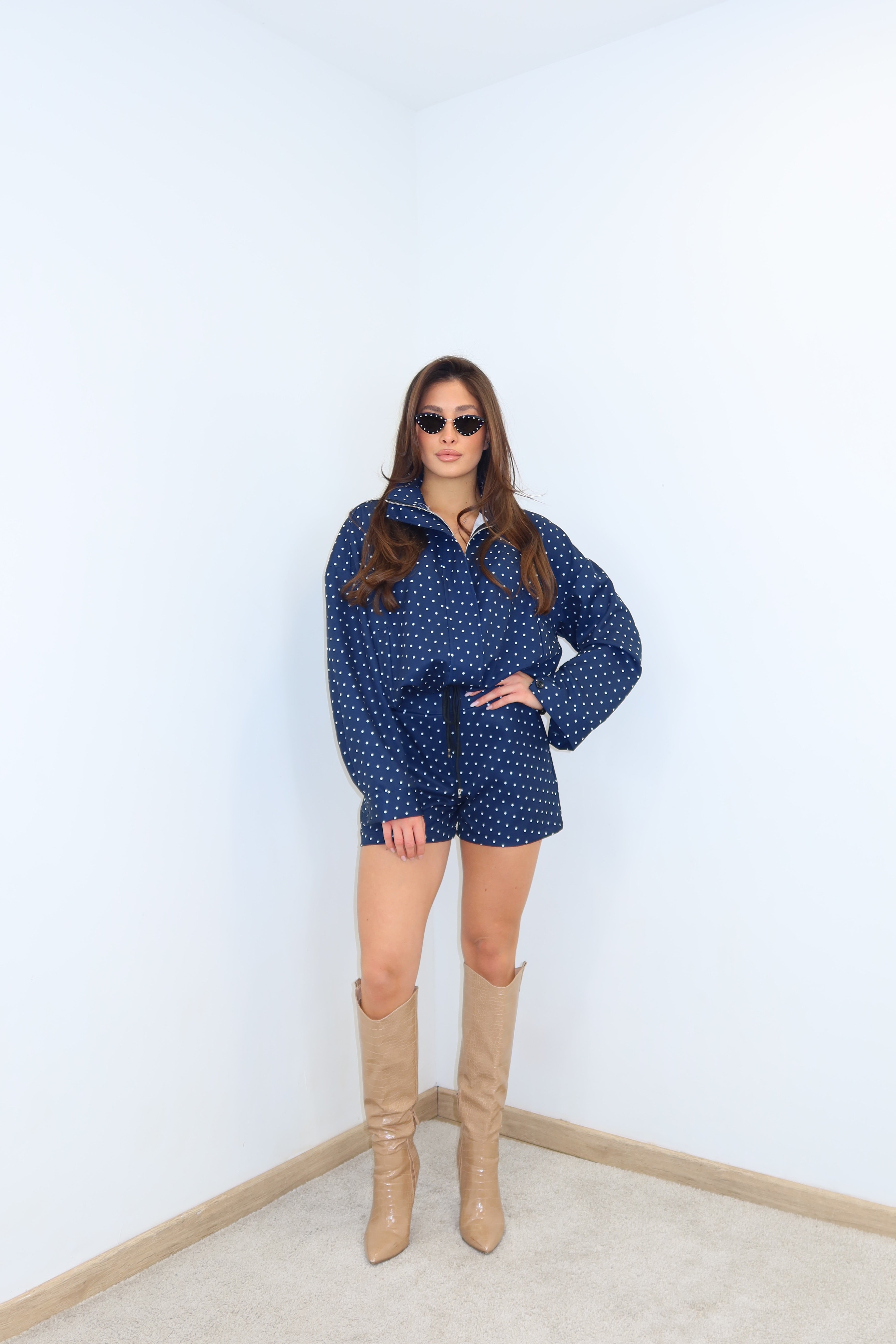 COORDINATO DOTS Blu