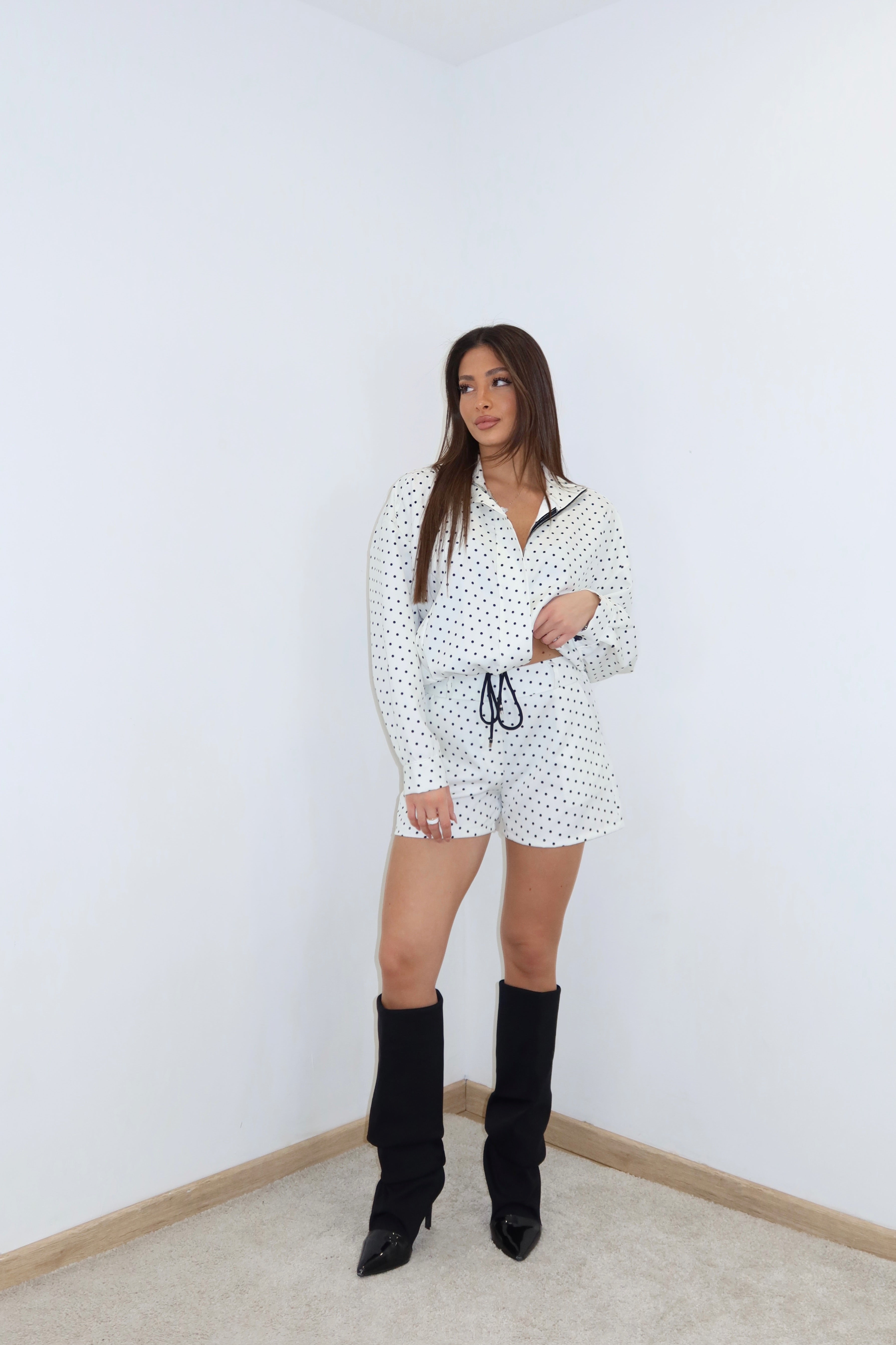 COORDINATO DOTS Bianco