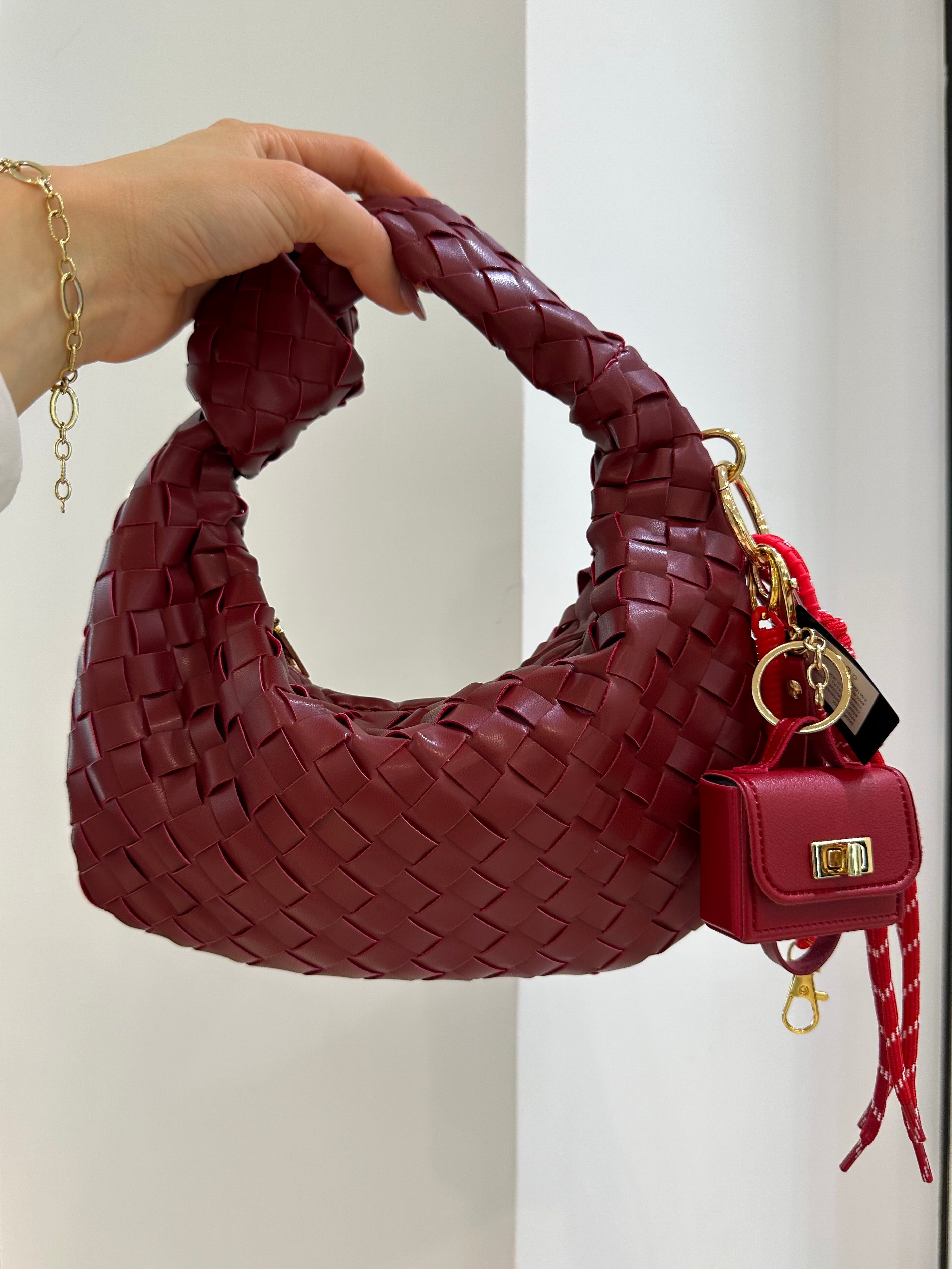 BORSA INTRECCIO BORDEAUX