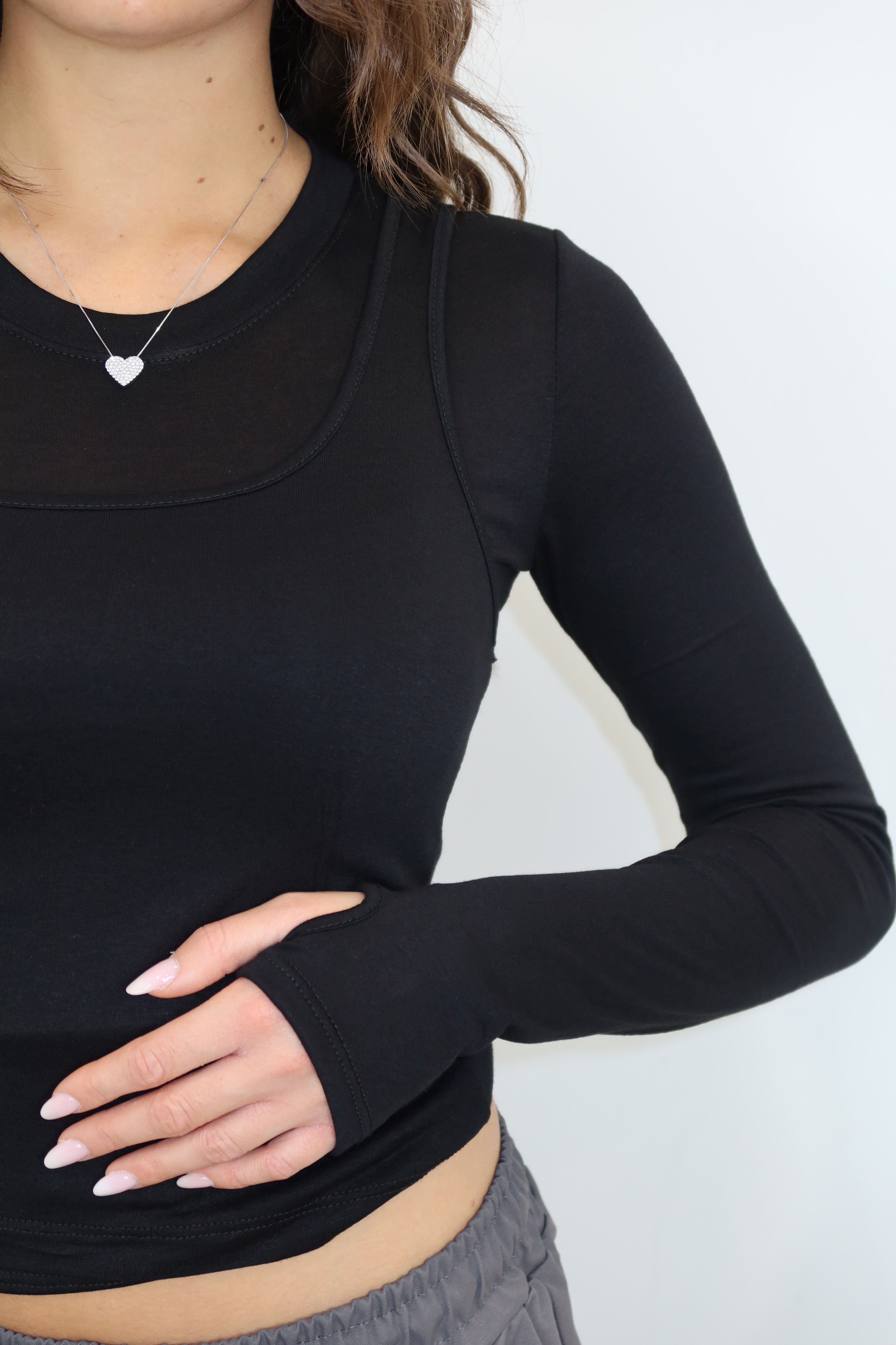 MAGLIA OMBRA Nero