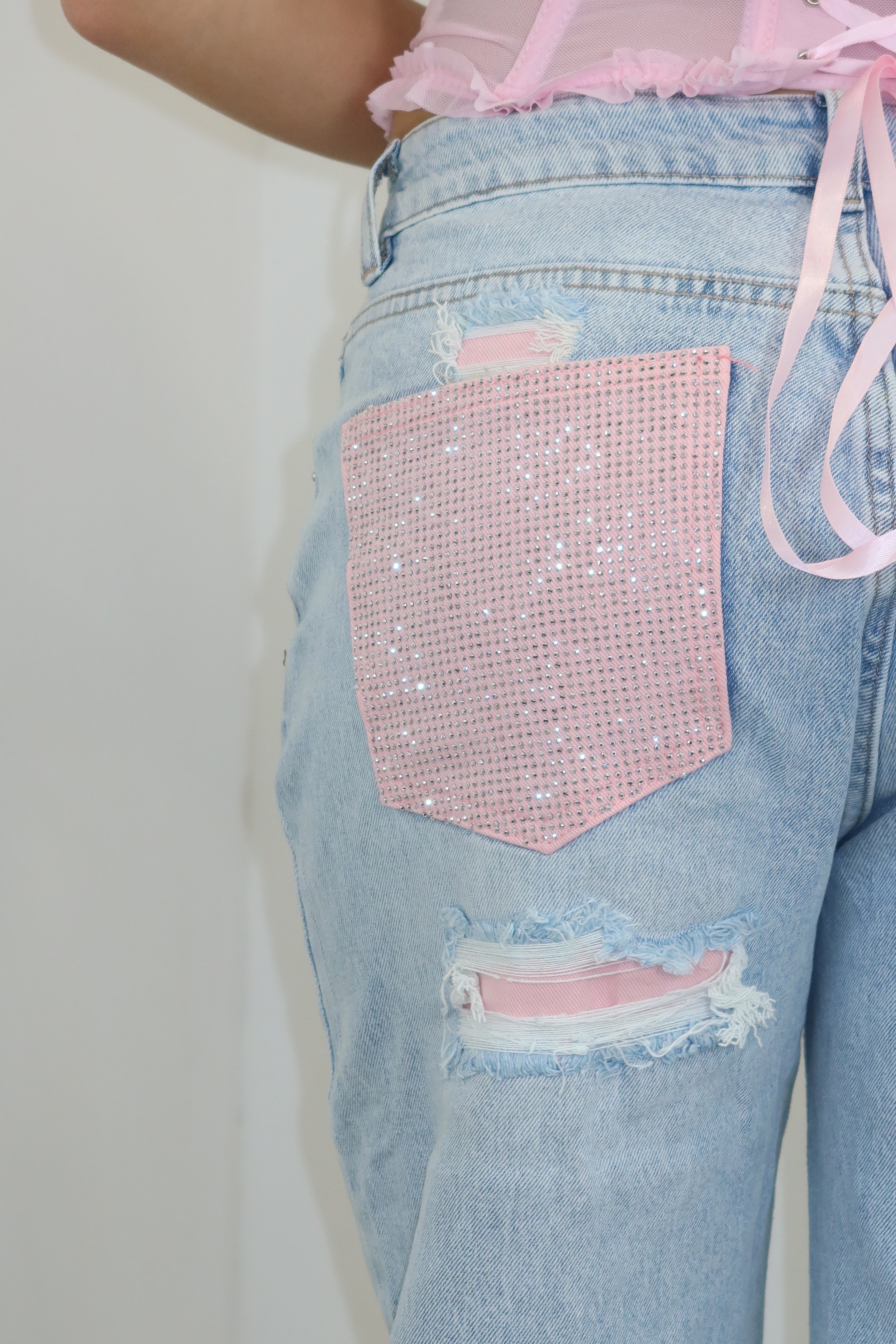 JEANS STRASS